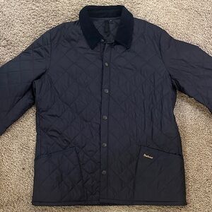 Barbour Men's Navy Heritage Quilted Jacket